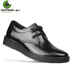 Giày buộc dây nhập khẩu thời trang cao cấp màu đen truyền thống Mã BD05210D